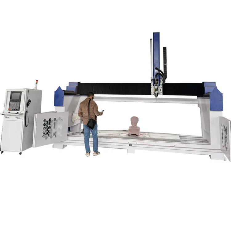 4 Axis CNC Router Wood Lathe Turning & Sculpture Carving 4th Axis Rotary Table Mini CNC with Servo Motor for — image 4