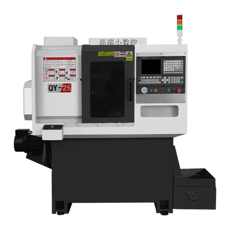 Economical 2-Axis Mini Wood Lathe Machine Light Duty Horizontal Slant Bed Structure Other Woodworking Machinery — image 2