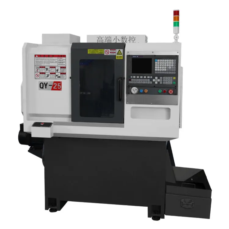 Economical 2-Axis Mini Wood Lathe Machine Light Duty Horizontal Slant Bed Structure Other Woodworking Machinery — image 3