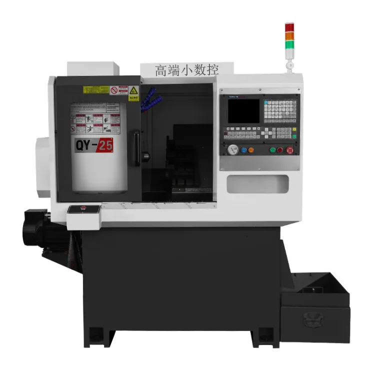 Economical 2-Axis Mini Wood Lathe Machine Light Duty Horizontal Slant Bed Structure Other Woodworking Machinery — image 4
