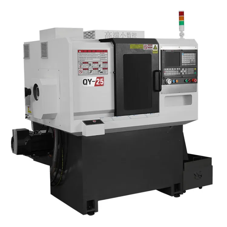 Economical 2-Axis Mini Wood Lathe Machine Light Duty Horizontal Slant Bed Structure Other Woodworking Machinery — image 5