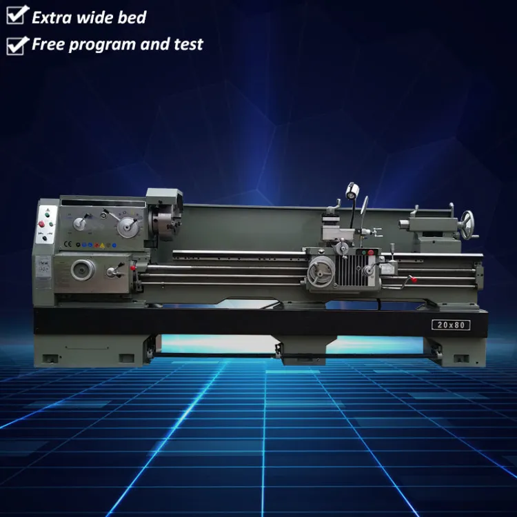 Engine Bench Heavy Duty Parallel Horizontal Iron Lathe Disc Machine 6 Feet Industrial 1000Mm Tokarka for — image 6