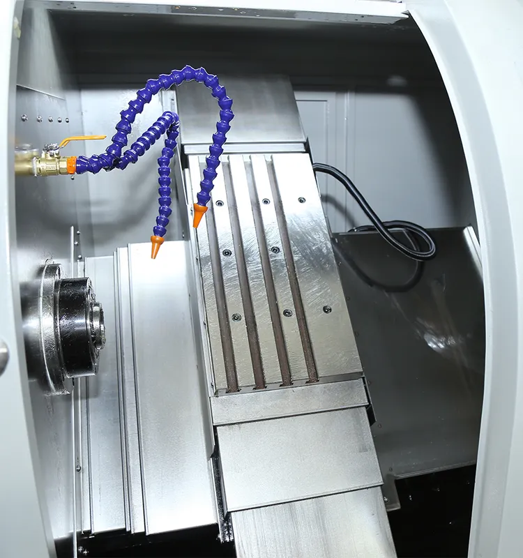 C-axis Machining Automatic Cnc Lathe High Precision Slant Bed CNC Machine Metal Bench Lathe Machine Motor Mini Lath — image 5