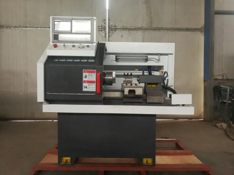 FineTech CK0632 Compact Precision Horizontal CNC Lathe Machine Hard Rail Structure GSK Control Single Spindle 350mm Swing Mini — image 5