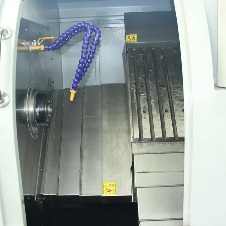 High Efficiency CNC Mini Lathe for Guangdong Machine Tool Slant Bed Metal Lathe — image 2