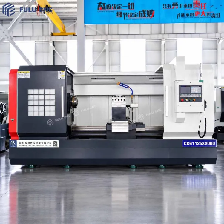CK61125-2000 Heavy Duty CNC Lathe High Torque Powerful Metal Cutting High Precision Large Diameter Turning Machine — image 1