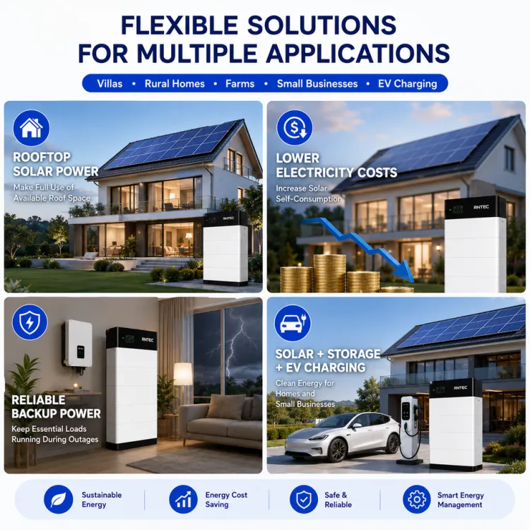 Complete Hybrid Solar Power System 20kW 50kW 100kW with Battery Storage for Off Grid and On Grid Applications — image 3