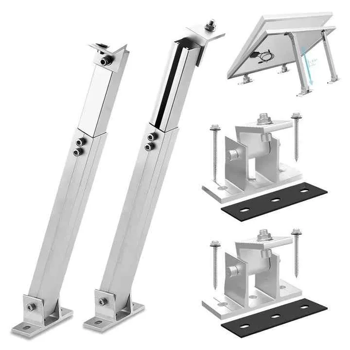 Adjustable Roof Solar Mounting Bracket 15-30 Tilt Angle Aluminum Solar Panel Mount for Metal Concrete Roof — image 7