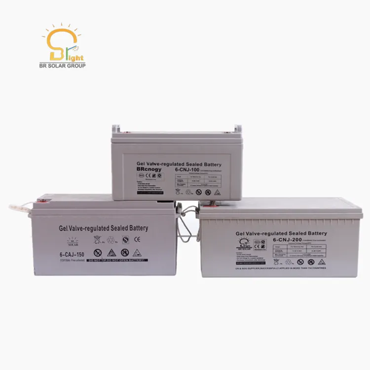 Deep-Cycle Sealed Lead Acid Solar Batteries 12V 250Ah Energy Storage Gel Battery Maintenance-Free for Home Use — image 2