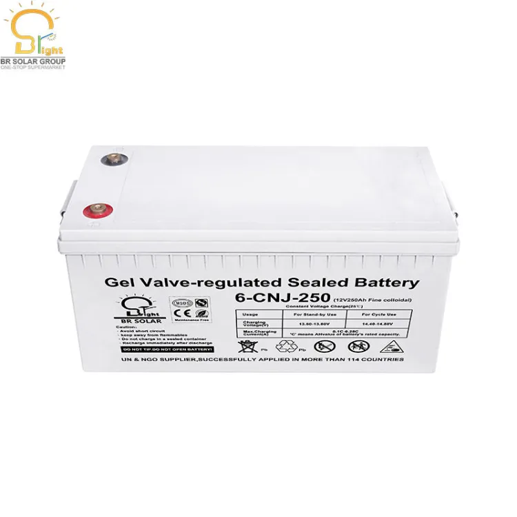Deep-Cycle Sealed Lead Acid Solar Batteries 12V 250Ah Energy Storage Gel Battery Maintenance-Free for Home Use — image 4
