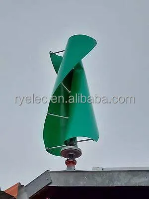 1kw 2kw 3kw 5kw Vertical Axis Spiral Wind Mill Generator Renewable Energy Turbine 12v 24v 48v off Grid Technology for Home Use — image 7