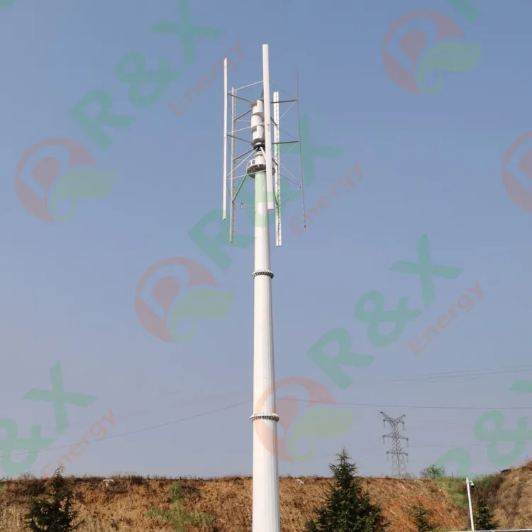Residential Rooftop 100kw 50kw 30kw 20kw 10kw Vertical Axis Wind Turbine Wind Power Generator for Home — image 3