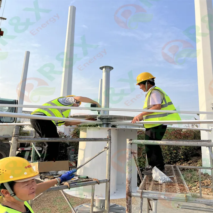 Residential Rooftop 100kw 50kw 30kw 20kw 10kw Vertical Axis Wind Turbine Wind Power Generator for Home — image 5