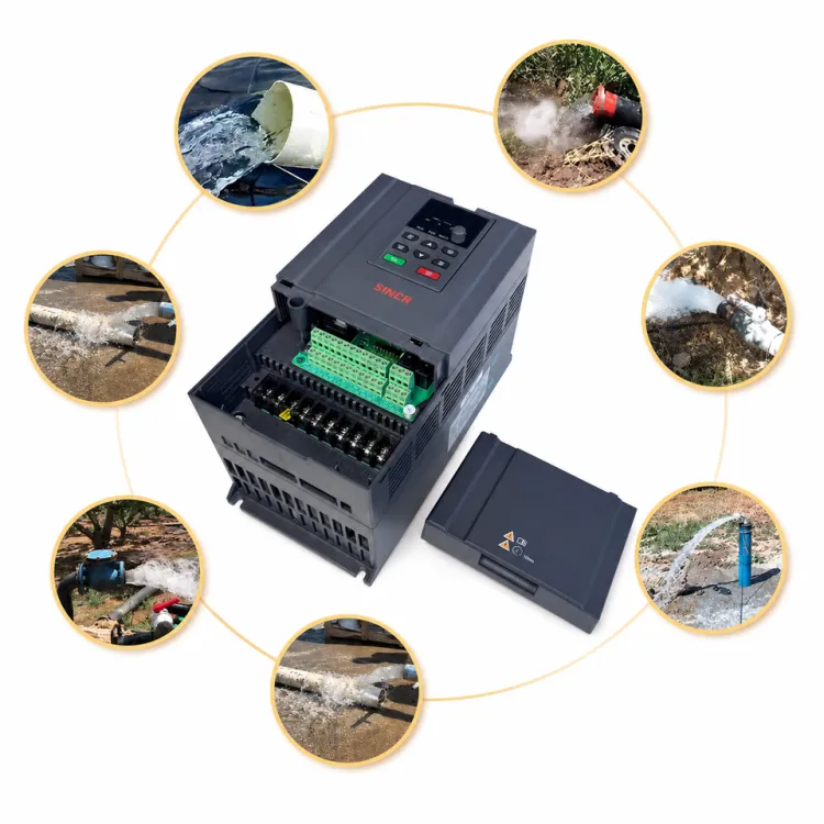 SINCR SV200A 4kW-7.5kW Big Flow Surface Solar Water Pumps with 50/60Hz Output for Agriculture Irrigation — image 2