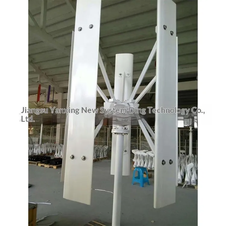 Energy Vertical-Axis H-Type Wind & Solar Turbine 500W/600W/800W/100W Hybrid Aluminum Profile Outdoor Generator — image 4