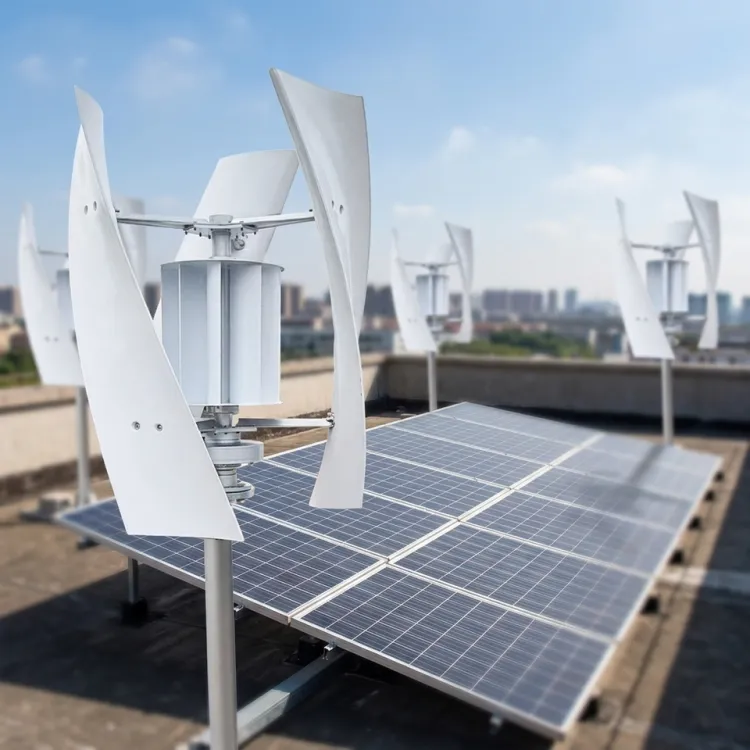Vertical Axis Wind Generator Turbine Home Use 200W 12V 24V Residential Warehouse Wind Power Generator for Home Monitoring Device — image 1