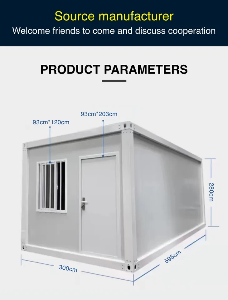 DYCE 10FT 20ft Detachable House Prefab Tiny House 40ft Luxury Modular Container Prefab Camping Home Detachable Container House — image 2