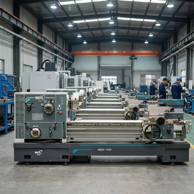 Large Capacity Metal Lathe Machine | Big Bore Heavy Duty Horizontal Lathe for Shaft and Pipe Processing — image 2