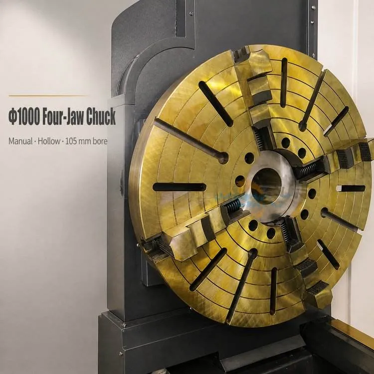 CK61125 CNC Lathe Heavy Duty Horizontal Metal Turning Lathe Machine for Shaft Roll Flange Cylinder Machining — image 3