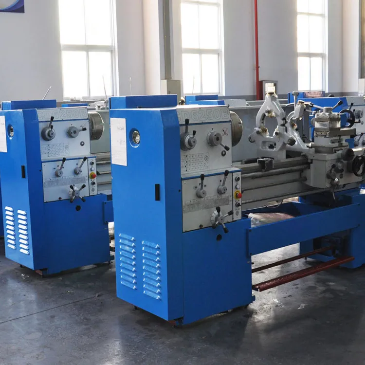 CNC Lathe 6 Station Tool Turret Automatic bar Feeder CD6250C Turret Lathe Turn Mill Cnc Machine — image 3