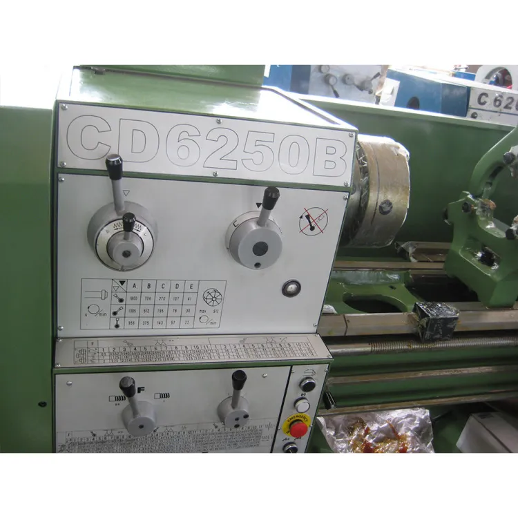 CNC Lathe 6 Station Tool Turret Automatic bar Feeder CD6250C Turret Lathe Turn Mill Cnc Machine — image 5
