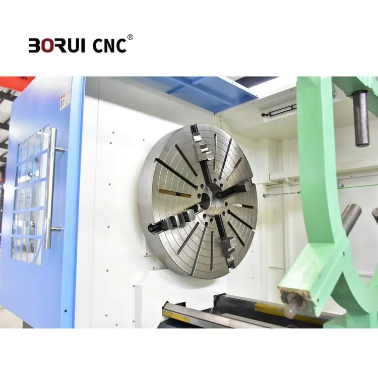 CK61160 High Rigid Flat Bed CNC Lathe with Rib Reinforced Bed and Automatic Tool Lubrication for Long Life — image 4