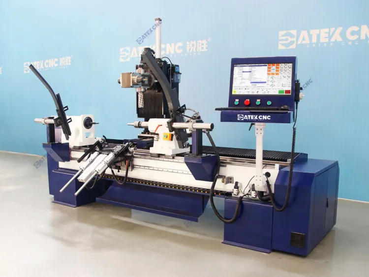 Multifunction 5 Axis CNC Wood Lathe Drilling Grooving and Carving Wood Machine for Processing Irregular-shaped Wood Parts — image 4