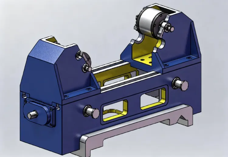 CK61125 Industrial Heavy Duty CNC Lathe High Torque Rigid Horizontal Turning Center Metalworking Machine Center — image 3