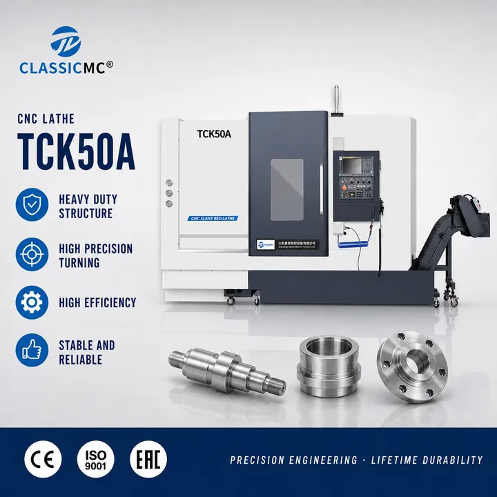 TCK50A Slant Bed CNC Turning Machine Lathe for Shaft Auto Parts and Metal Processing Workshop Equipment Manufacturer — image 7