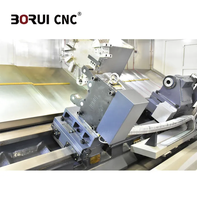 BR85-2000 Power Tool Turret Hydraulic Chuck Tailstock Fanuc GSK Systems Inclined Bed CNC Lathe High Precision — image 4