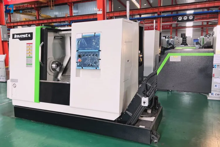 GUOSHENG IHT321 45° Inclined Bed CNC Slant Bed Lathe 7.5/11kW FANUC 12-Station Turret — image 2