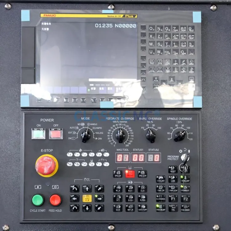 TCK56A/500/1000 Inclined Bench Cnc Lathe Fanuc Slant Bed Cnc Lathe Machine — image 3