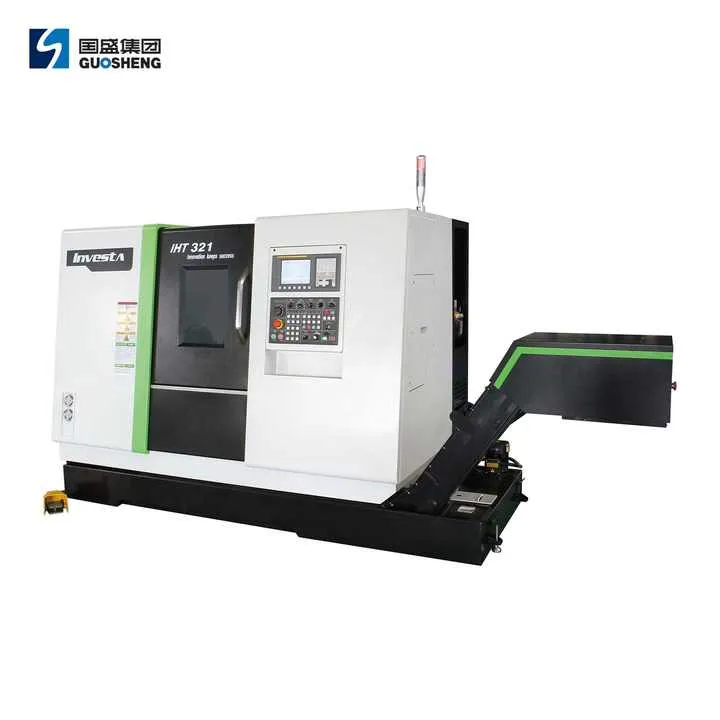 GUOSHENG IHT321 45° Inclined Bed CNC Slant Bed Lathe 7.5/11kW FANUC 12-Station Turret — image 7