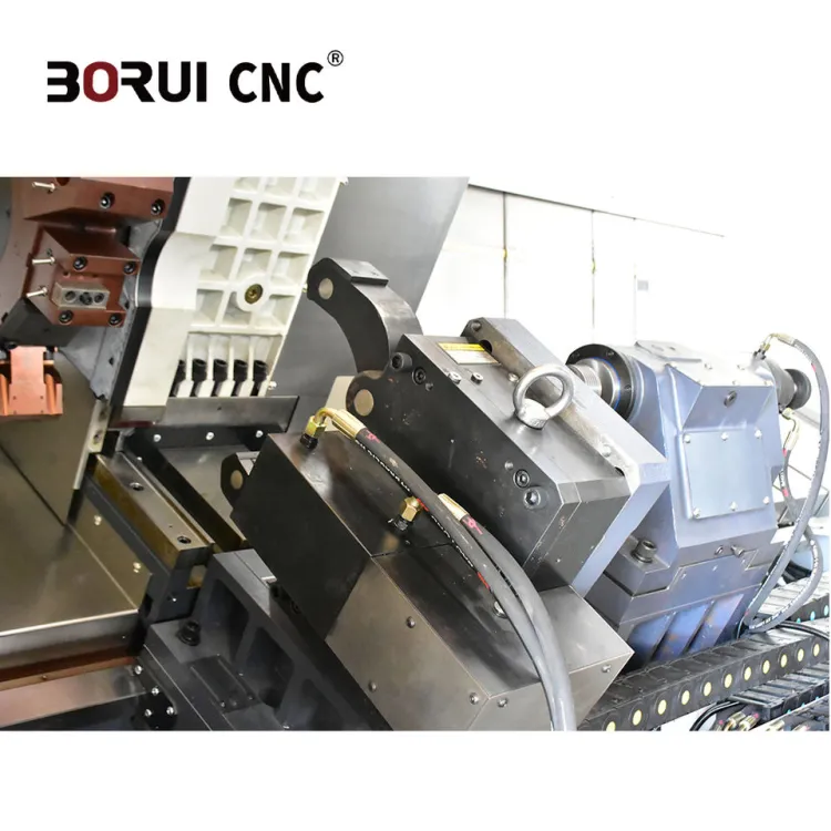 BR85DY Heavy Duty Horizontal Slant Bed CNC Lathe Machine with Live Tool Turret for High Speed Turning Milling Tapping One Setup — image 5