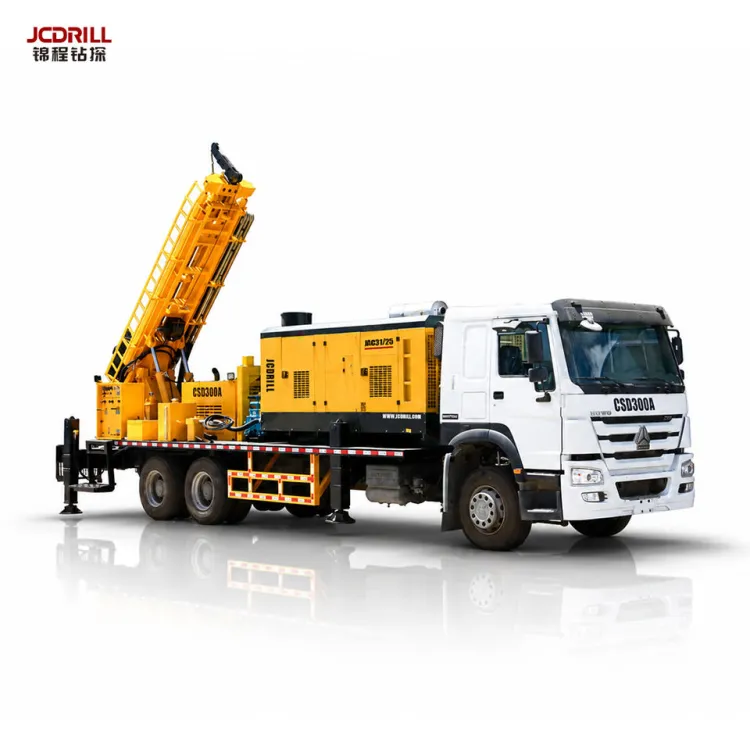 300M Truck Mounted Borehole Drilling Machine for Water Well With Hydraulic Diesel Rig — image 2
