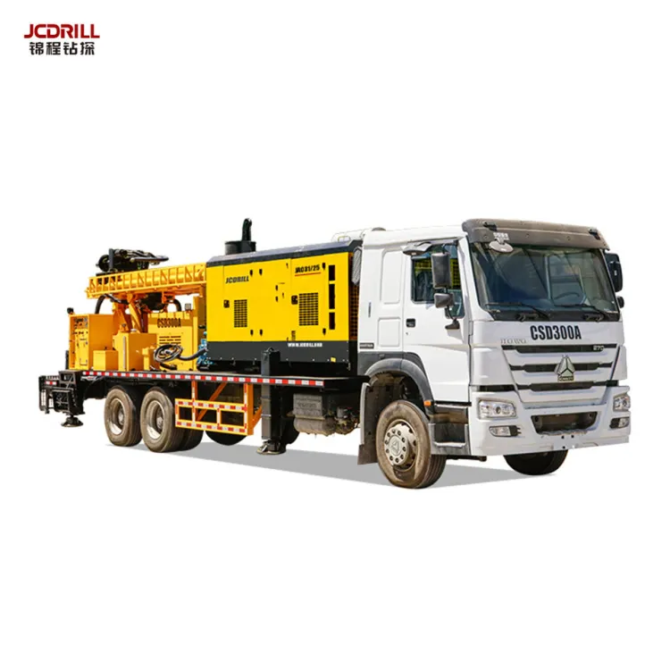 300M Truck Mounted Borehole Drilling Machine for Water Well With Hydraulic Diesel Rig — image 4
