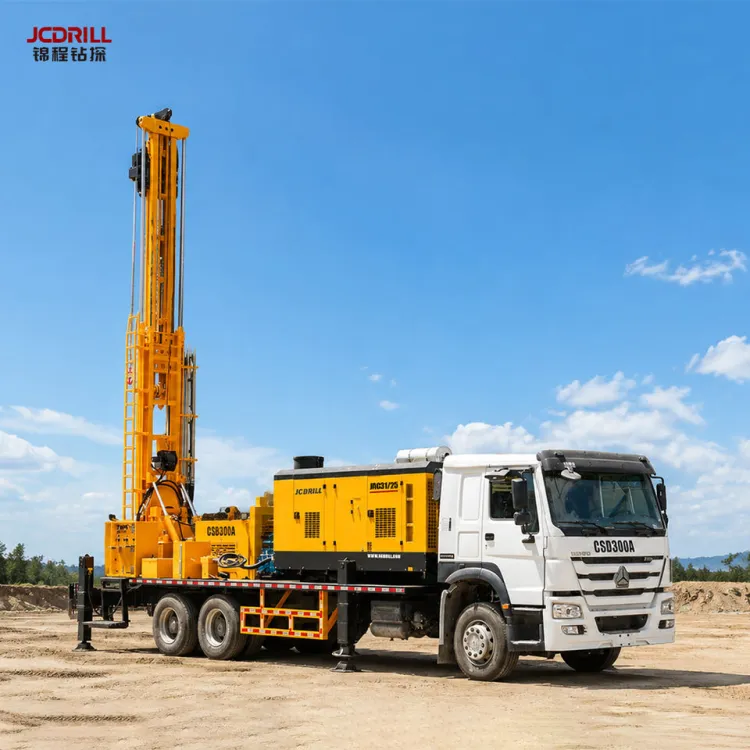 300M Truck Mounted Borehole Drilling Machine for Water Well With Hydraulic Diesel Rig — image 5