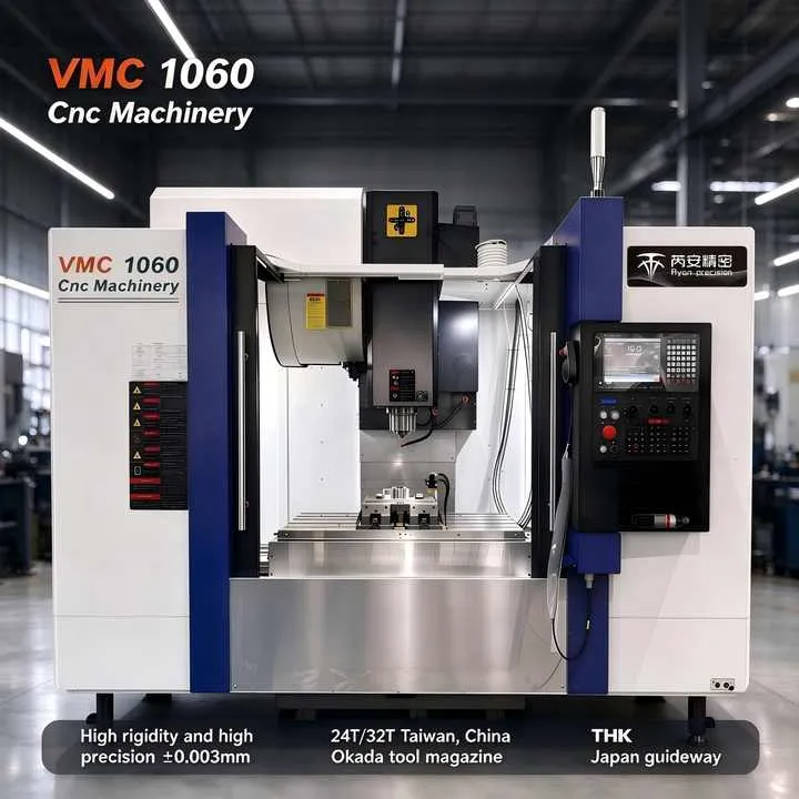 VMC1060 BT40 10000rpm Fanuc Mitsubishi System CNC Vertical Machining Center Milling Machine 3-Axis High-precision 0.003mm — image 7