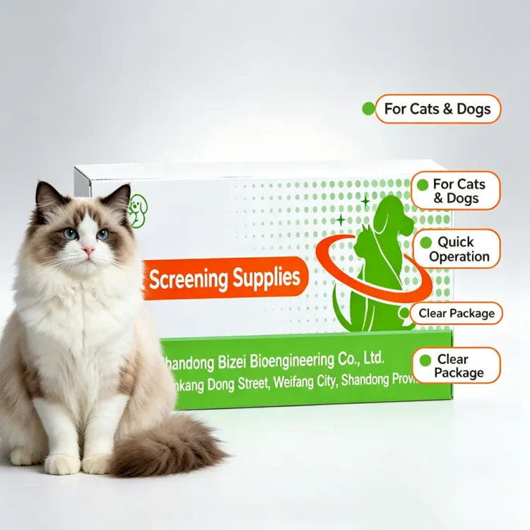 Baize Feline FCV Antigen Test Kit Pet Rapid Test Cassette for Veterinary Pet Diagnosis — image 4