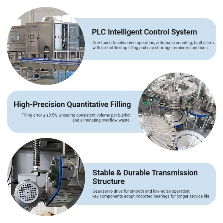600BPH Automatic 5 Gallon Bucket Water Filling Machine Compact Bottling Line for Mini Mineral Water Plant — image 5