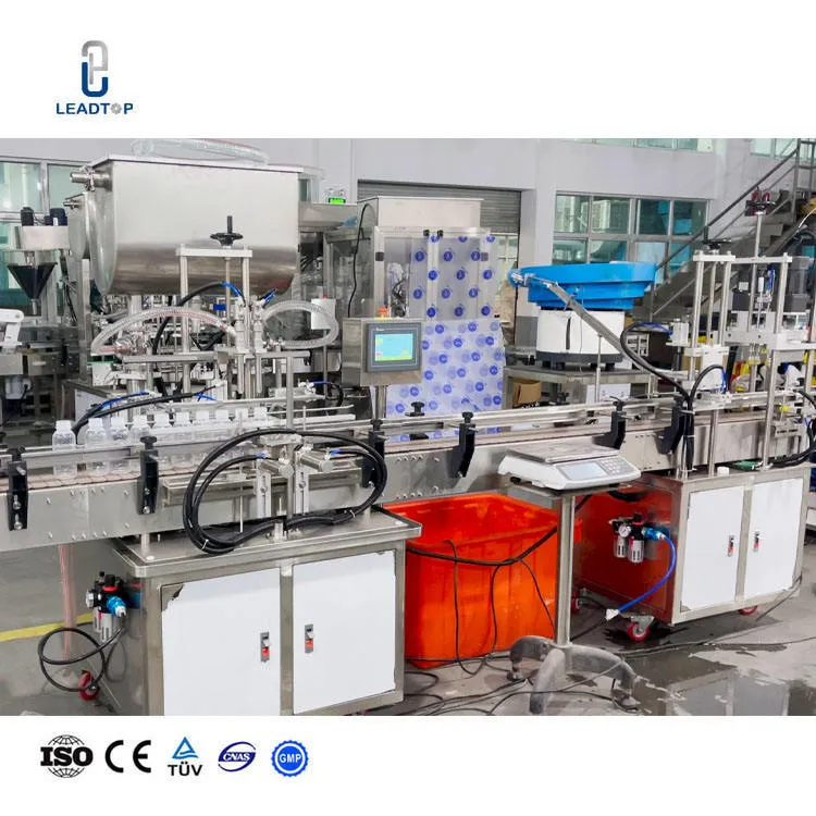 Fruit Juice Beverage Filling Labeling Printing Complete Bottling Packaging Line Liquid Filling Machine — image 4