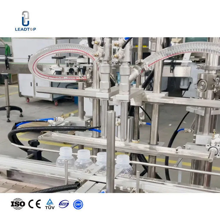 Fruit Juice Beverage Filling Labeling Printing Complete Bottling Packaging Line Liquid Filling Machine — image 6