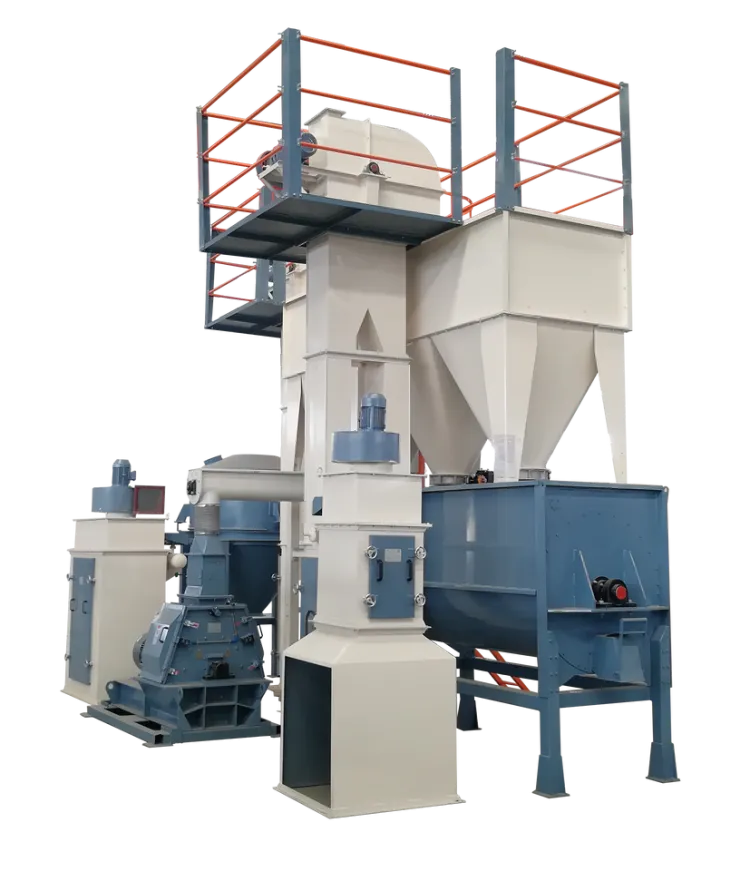 0.5-2.5t/h Poultry and Livestock Feed Production Line/feed Processing Machine for Cow Pig Chicken/small Feed Mill Plant — image 3