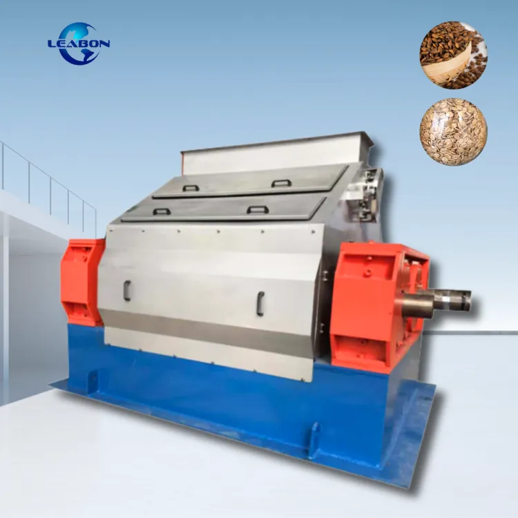 2T/H Animal Feed Corn Flake Production Line Oat Barley Wheat Flake Extruder Machine — image 2