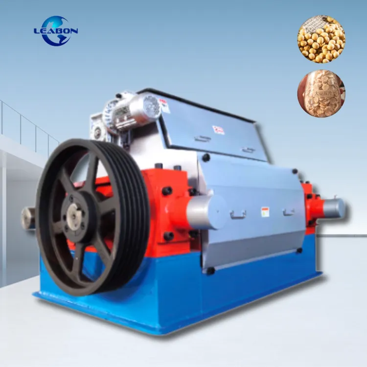 2T/H Animal Feed Corn Flake Production Line Oat Barley Wheat Flake Extruder Machine — image 3