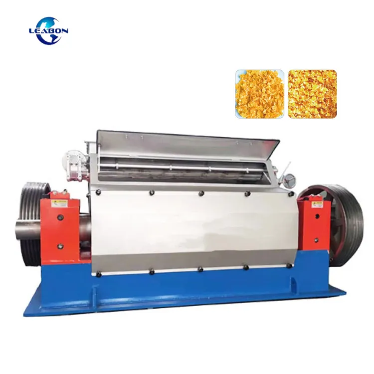 2T/H Animal Feed Corn Flake Production Line Oat Barley Wheat Flake Extruder Machine — image 5