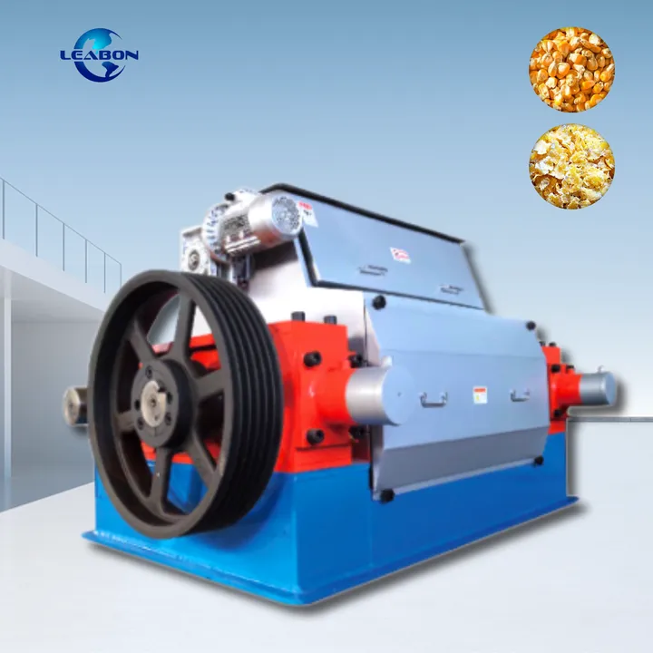 2T/H Animal Feed Corn Flake Production Line Oat Barley Wheat Flake Extruder Machine — image 7