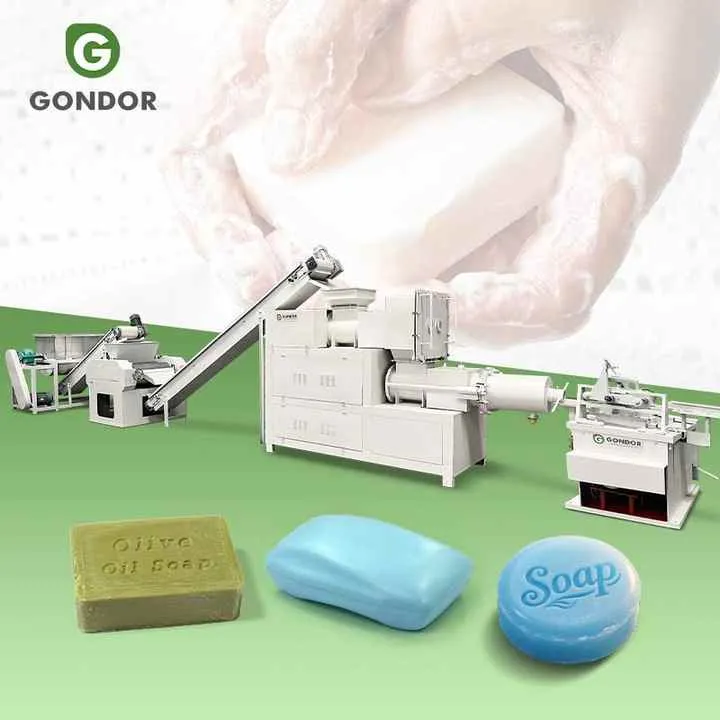 Full Set Small Mini Complete Long Bar Soap Maker Detergent Make Process Machine Production and Line for Hotel — image 7