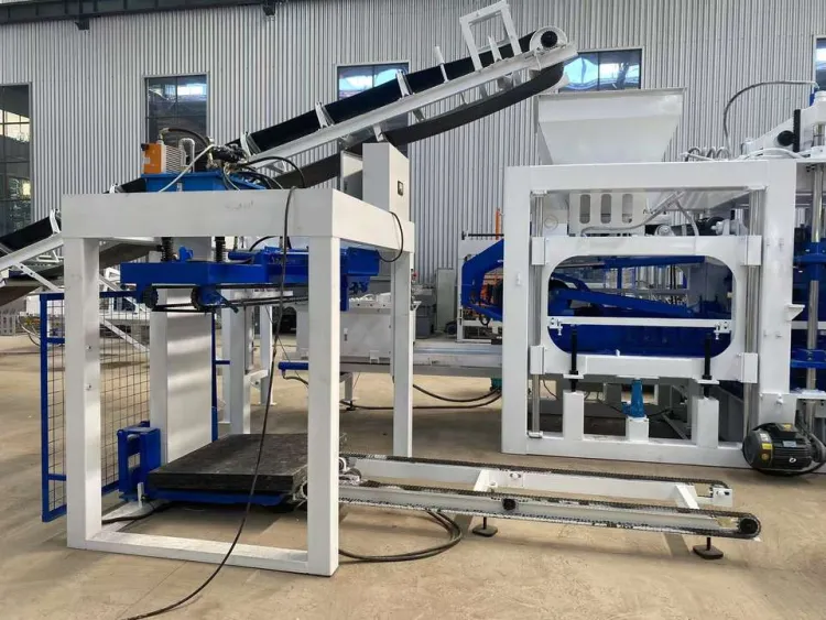 Automatic Interlocking Brick Production Line with Engine PLC Hydraulic System for High Efficiency Heavy Duty Cement Block Making — image 3