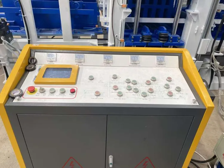 Automatic Interlocking Brick Production Line with Engine PLC Hydraulic System for High Efficiency Heavy Duty Cement Block Making — image 6